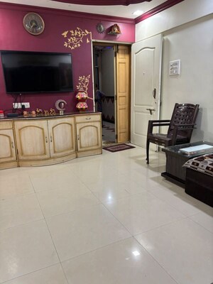 Living Room in 1 BHK Apartment at Mayuresh Srishti, Bhandup West – for Rent