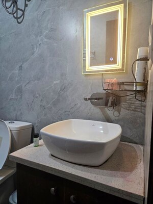 Bathroom in 3 BHK Apartment at Sunshine Enclave, Vip Road – for Rent
