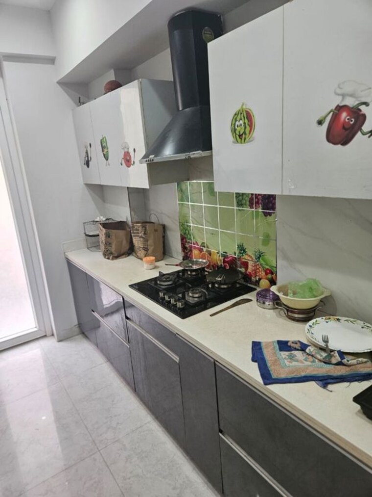Kitchen, sunshine-enclave 3 Bedroom 1500 Sq.Ft. Apartment In Vip Road Zirakpur 10521845