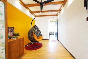 Staircase in 4 BHK Apartment at Wakad – for Sale