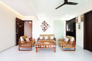 Living Room in 4 BHK Apartment at Wakad – for Sale