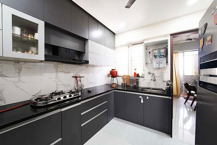 Kitchen, wakad 4 Bedroom 1396 Sq.Ft. Apartment In Wakad Pune 10521824