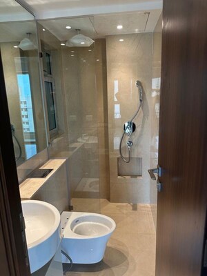 Bathroom in 2 BHK Apartment at Hiranandani Highland, Powai – for Rent