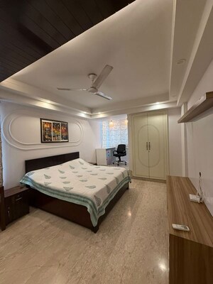 Kitchen in 4 BHK Apartment at Greater Kailash I – for Sale