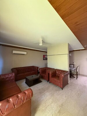 Living Room in 4 BHK Apartment at Greater Kailash I – for Sale
