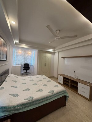 Bedroom in 4 BHK Apartment at Greater Kailash I – for Rent