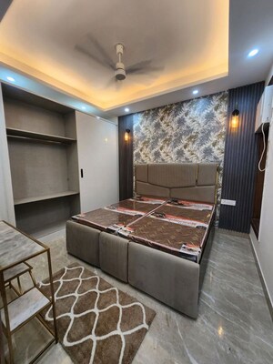 Bedroom in 3 BHK Builder Floor at Freedom Fighters Enclave – for Rent