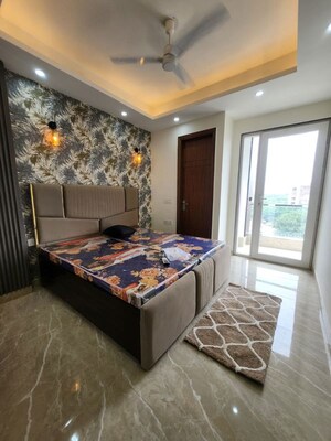 Bedroom in 3 BHK Builder Floor at Freedom Fighters Enclave – for Rent