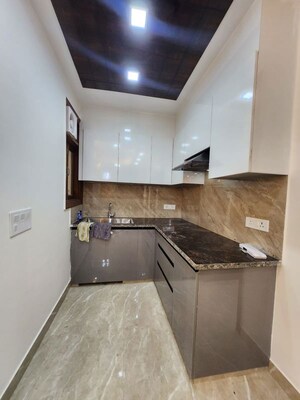 Kitchen in 3 BHK Builder Floor at Freedom Fighters Enclave – for Rent