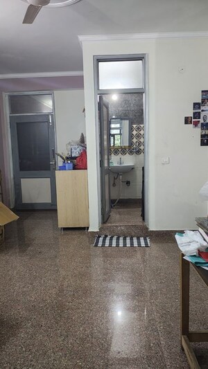 Living Room in 1 BHK Builder Floor at Freedom Fighters Vihar – for Rent