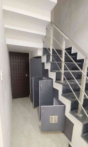 Staircase in 3 BHK Builder Floor at Balliwala – for Rent