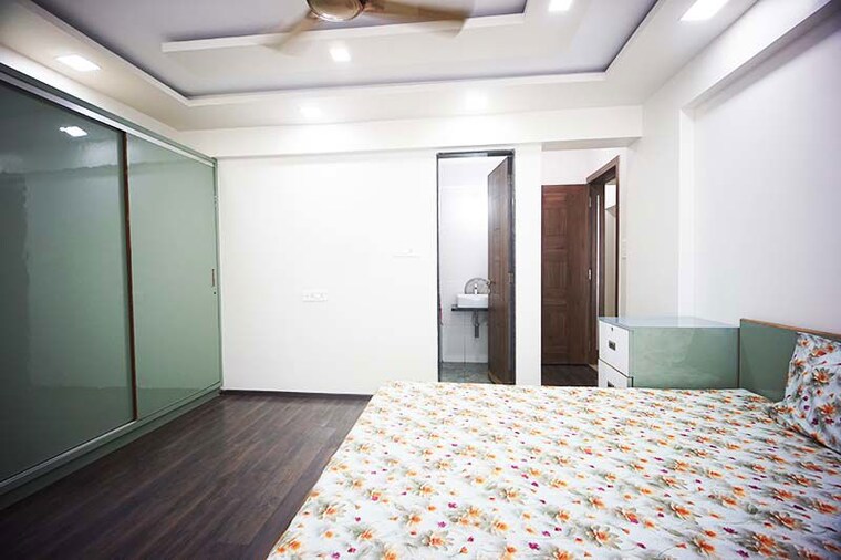 Bedroom, kondhwa budruk 3 Bedroom 1200 Sq.Ft. Apartment In Kondhwa Budruk Pune 10522215