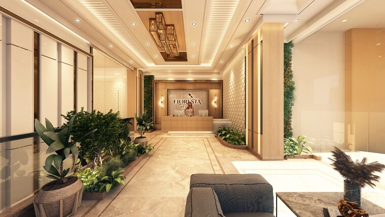 Lobby, reliant-floresta 3 Bedroom 1863 Sq.Ft. Apartment In Dholai Jaipur 10522185