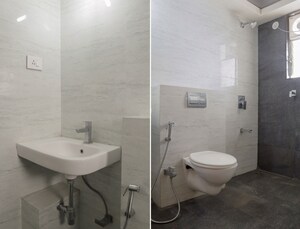 Bathroom in 2 BHK Apartment at Kohinoor Grandeur, Ravet – for Rent