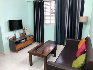Living Room in 1 BHK Apartment at Worli – for Rent
