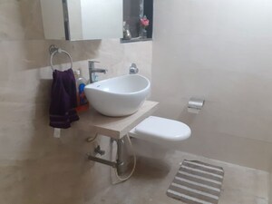 Bathroom in 2 BHK Apartment at Rajesh Park View, Santacruz East – for Rent
