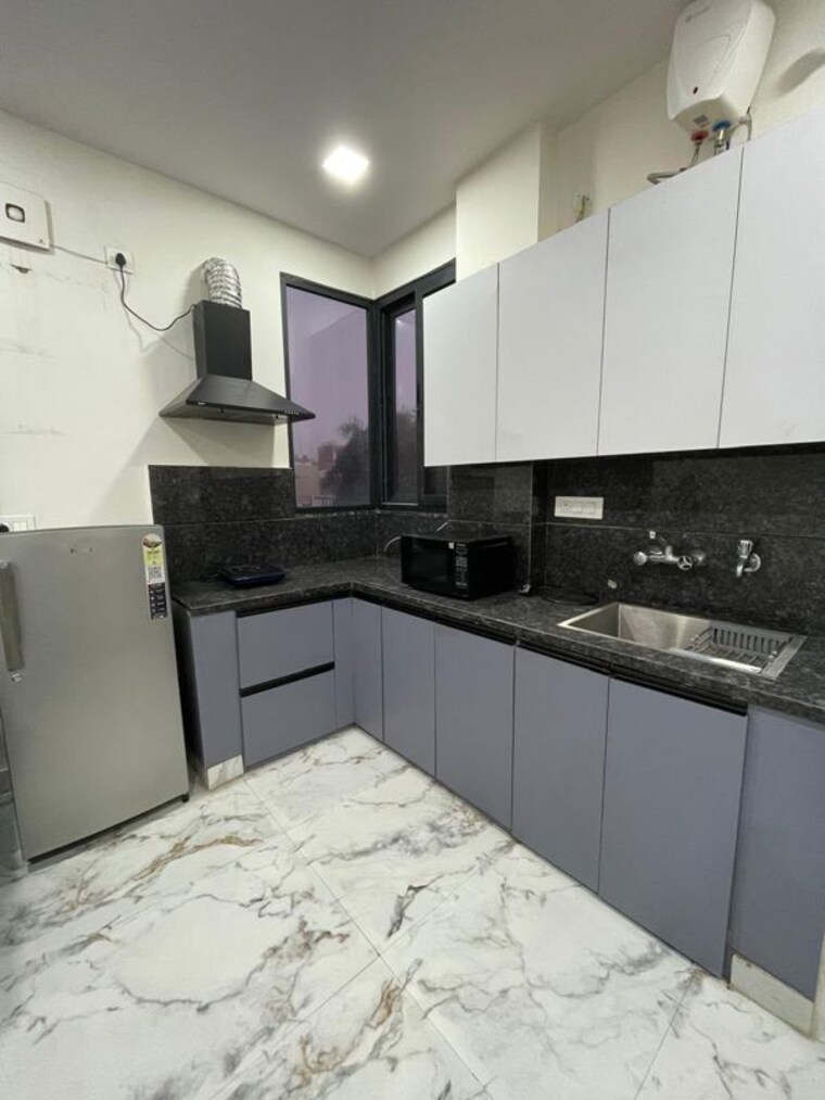 Kitchen, sector 56 1 Bedroom 600 Sq.Ft. Builder Floor In Sector 56 Gurgaon 10522341