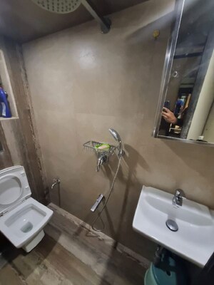 Bathroom in 1 BHK Apartment at Khar West – for Rent