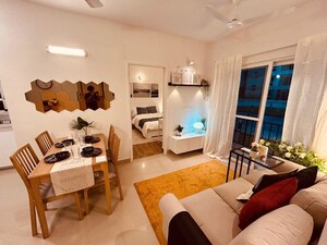 Living Room in 2 BHK Apartment at Brigade El Dorado, Bagaluru – for Rent