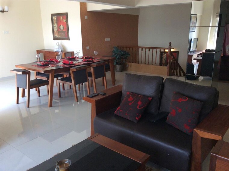 Living Room, gera-greens-ville-sky-villas 4 Bedroom 4000 Sq.Ft. Apartment In Kharadi Pune 10522452