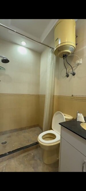 Bathroom in 3 BHK Builder Floor at Greater Kailash I – for Rent