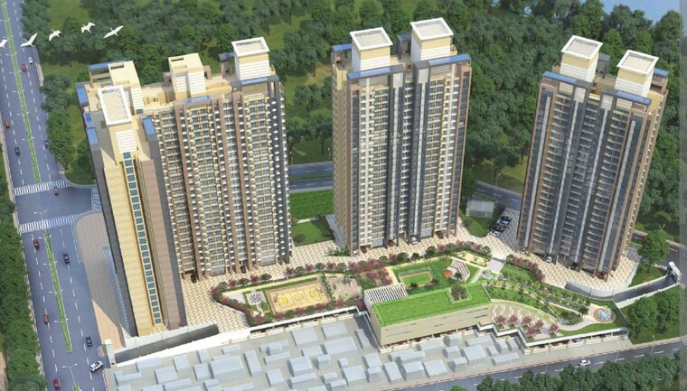 Exterior View, oswal-bella-vista 3 Bedroom 1500 Sq.Ft. Apartment In Oswal Park Thane 10516532
