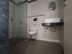 Bathroom in 2 BHK Apartment at Rustomjee Urbania Azziano, Thane West – for Rent