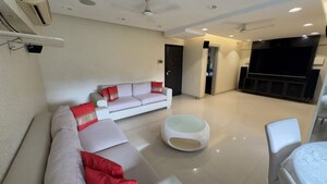 Living Room in 3 BHK Apartment at Hiranandani Garden Eden III, Powai – for Rent
