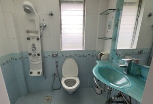 Bathroom in 3 BHK Apartment at Hiranandani Garden Eden III, Powai – for Rent