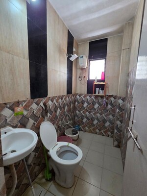 Bathroom in 3 BHK Apartment at Prahlad Nagar – for Rent