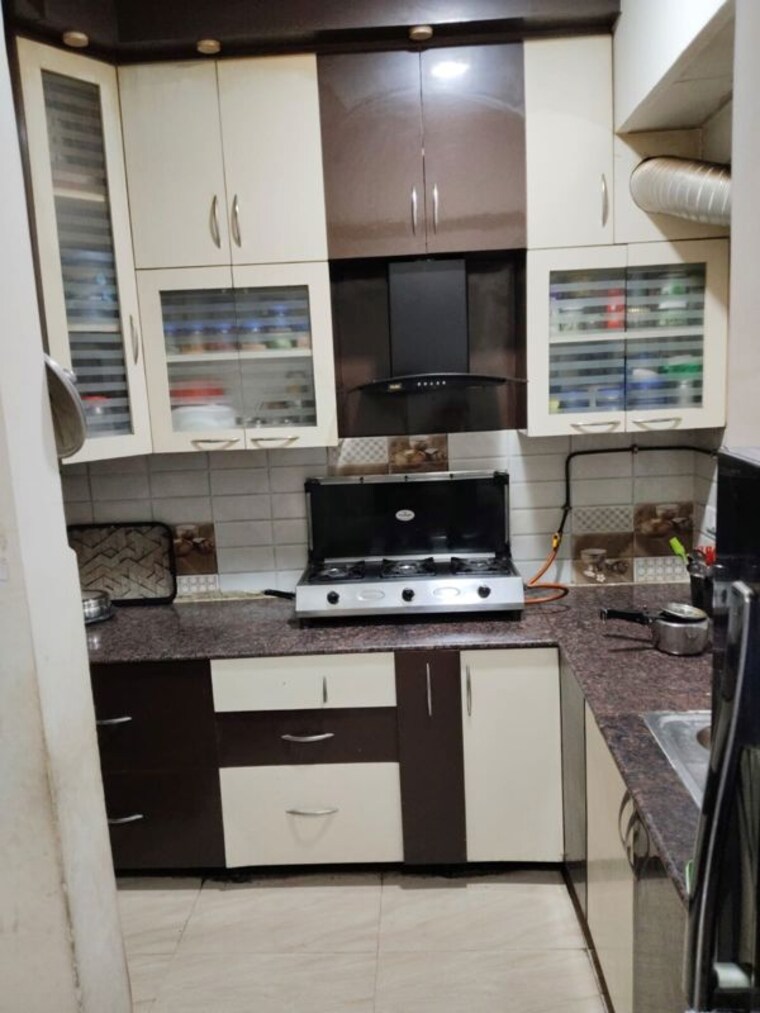 Kitchen, gaur-city-2-14th-avenue 3 Bedroom 1300 Sq.Ft. Apartment In Sector 16c Greater Noida Greater Noida 10522808