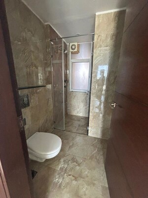 Bathroom in 3 BHK Apartment at Mahagun Mezzaria, Sector 78 – for Rent