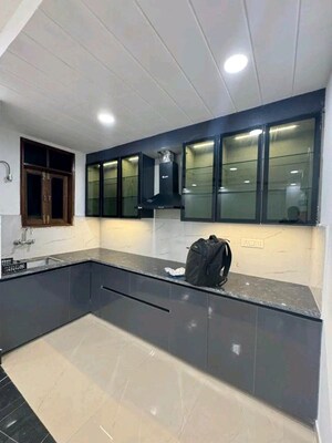 Kitchen in 3 BHK Apartment at Chattarpur – for Rent