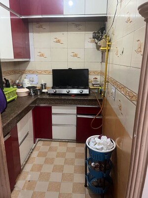 Kitchen in 2 BHK Builder Floor at Lajpat Nagar – for Rent