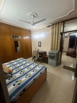 Bedroom in 2 BHK Builder Floor at Lajpat Nagar – for Rent