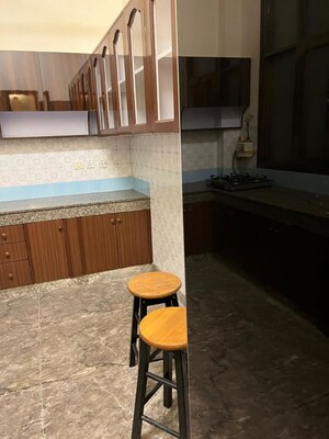 Kitchen in 3 BHK Builder Floor at Greater Kailash – for Rent