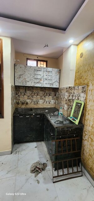 Kitchen in 2 BHK Builder Floor at Dwarka Mor – for Rent