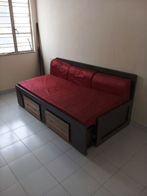 Bedroom in 1 BHK Apartment at Kumar Samruddhi Society, Vishrantwadi – for Rent