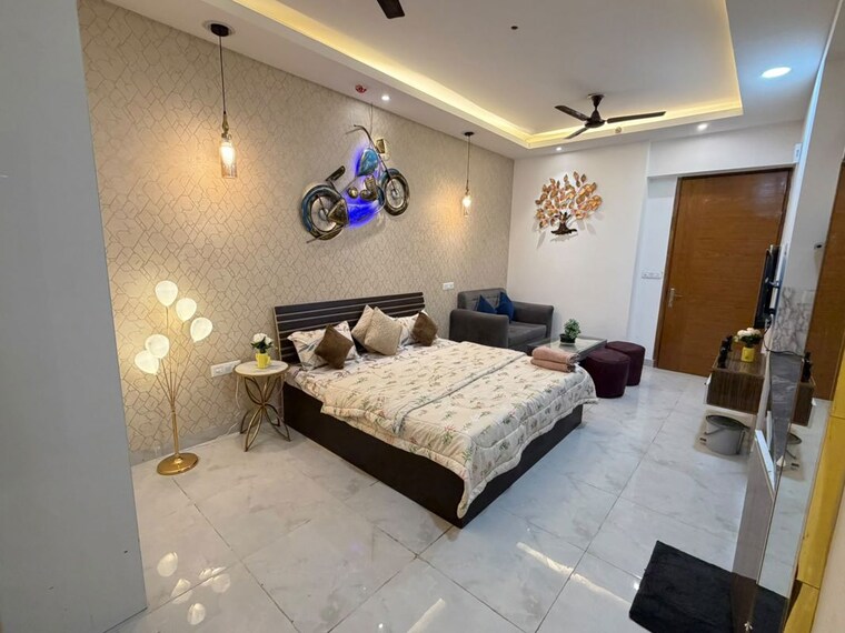 Bedroom, supertech-north-eye 1 RK 535 Sq.Ft. Apartment In Sector 74 Noida 10523283