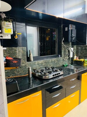 Kitchen in 1 BHK Apartment at Harshail Falcon, Malad West – for Rent