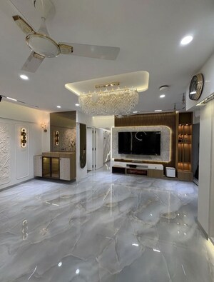 Living Room in 2 BHK Apartment at Sk Imperial Heights, Mira Road – for Sale