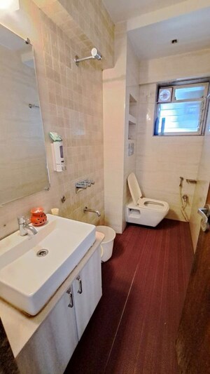Bathroom in 2 BHK Independent House at Kanakia Spaces Niharika, Manpada – for Rent
