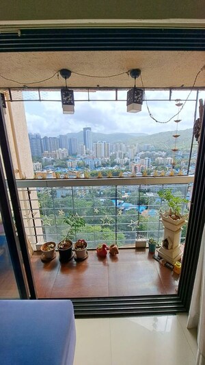 Balcony in 2 BHK Independent House at Kanakia Spaces Niharika, Manpada – for Rent