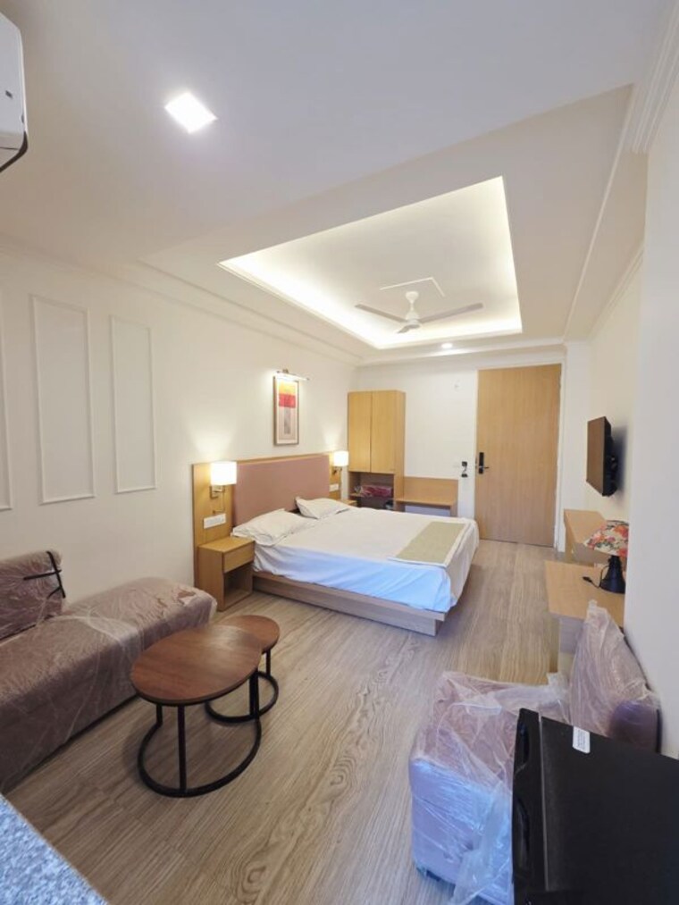 Living Room, sector 32 Studio 653 Sq.Ft. Builder Floor In Sector 32 Gurgaon 10523439