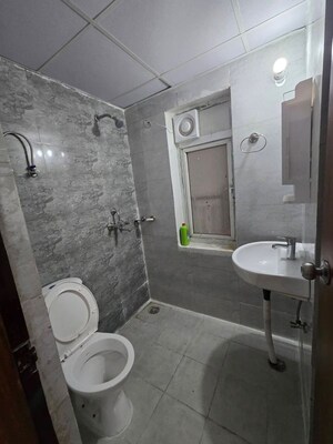 Bathroom in 3 BHK Apartment at Nirala Estate II, Tech Zone 4 Greater Noida – for Rent