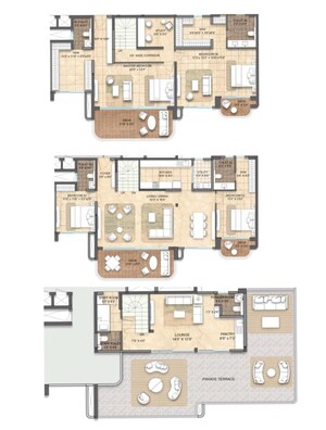 Floor Plan in 5 BHK Apartment at Lodha Elanza, Dommasandra – for Sale