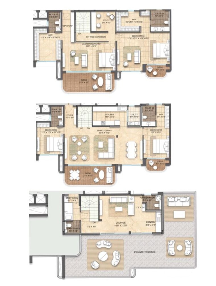 Floor Plan, lodha-elanza 5 Bedroom 6400 Sq.Ft. Apartment In Dommasandra Bangalore 10523532