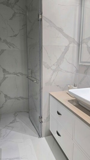 Bathroom in 4 BHK Builder Floor at Sector 21 – for Rent
