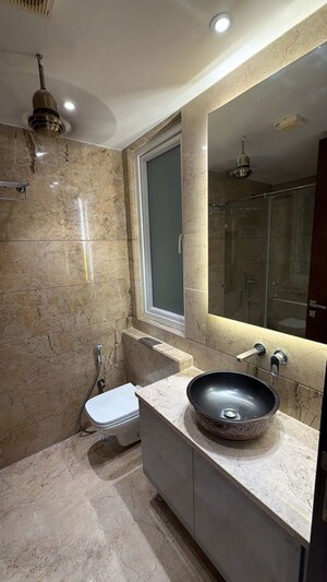 Bathroom in 4 BHK Apartment at Sagitarius Bluegrass Residences, Kalyani Nagar – for Rent