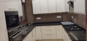Kitchen in 3 BHK Builder Floor at Gulmohar Park – for Rent